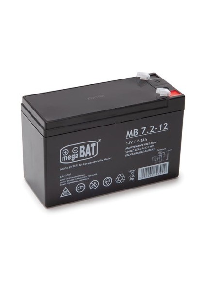 LEAD ACID BATTERY 12 V - 7.2 Ah 151 x 65 x 99 mm
