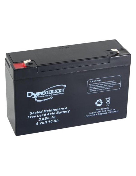 LEAD ACID BATTERY 6 V - 10 Ah 151 x 50 x 101 mm
