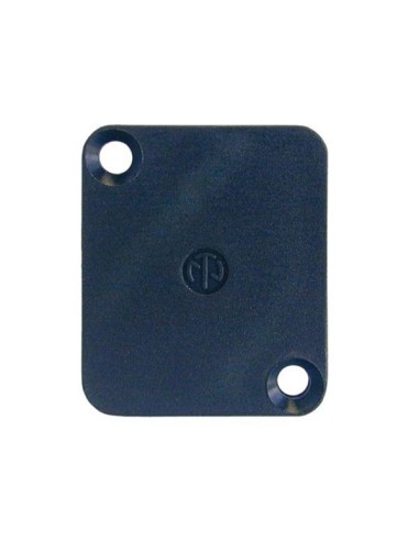 NEUTRIK - DUMMY PLATE TO COVER D-CONNECTOR CUTOUTS - BLACK