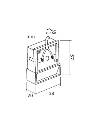 DOORBELL PUSH BUTTON WITH ILLUMINATED NAME...