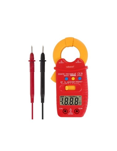 Digital clamp meter - CAT III - 600 VAC - with data-hold function