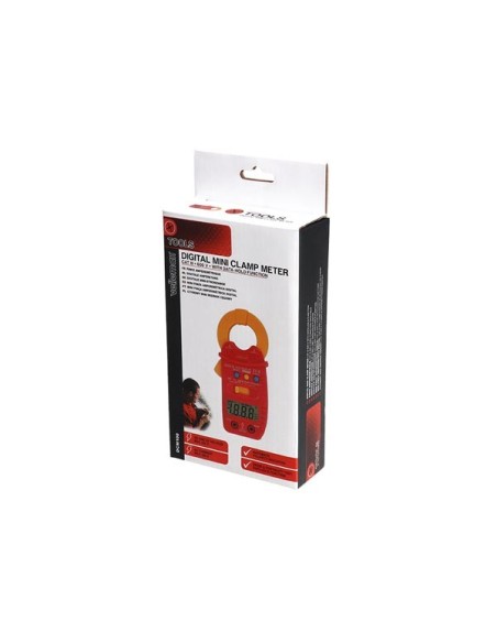 DIGITALE AMPÈRETANG - CAT III - 600 V - AC - MET DATA-HOLD FUNCTIE