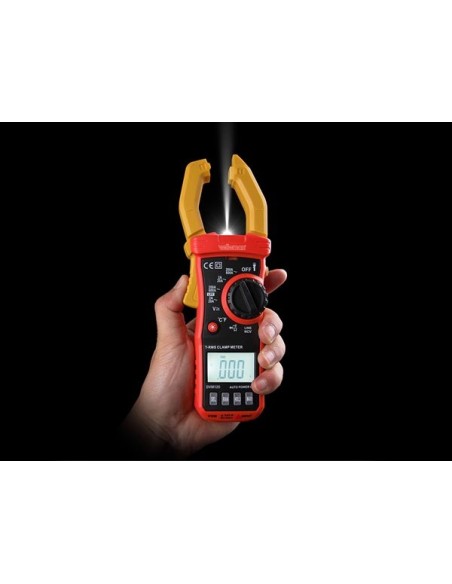 Digital clamp meter - CAT III - 600 VAC - NCV - with data-hold function