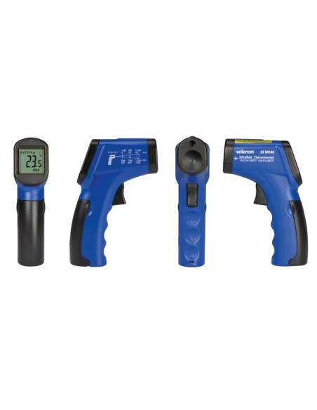 CONTACTVRIJE IR-THERMOMETER MET LASERPOINTER (-50° C tot +330° C)