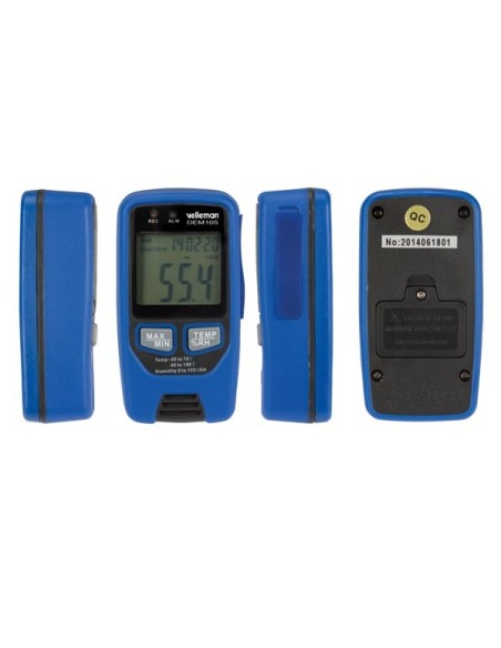DATALOGGER VOOR TEMPERATUUR EN VOCHTIGHEIDSGRAAD MET USB-UITGANG
