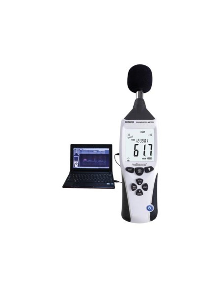 PROFESSIONELE GELUIDSNIVEAUMETER MET DATALOGGER