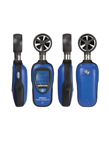 MINI THERMOMÈTRE/ANÉMOMÈTRE NUMÉRIQUE