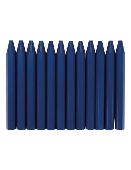 DEFI - CRAIE GRASSE - BLEUE - 12 pcs