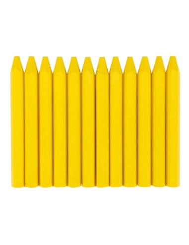 DEFI - CRAIE GRASSE - JAUNE - 12 pcs