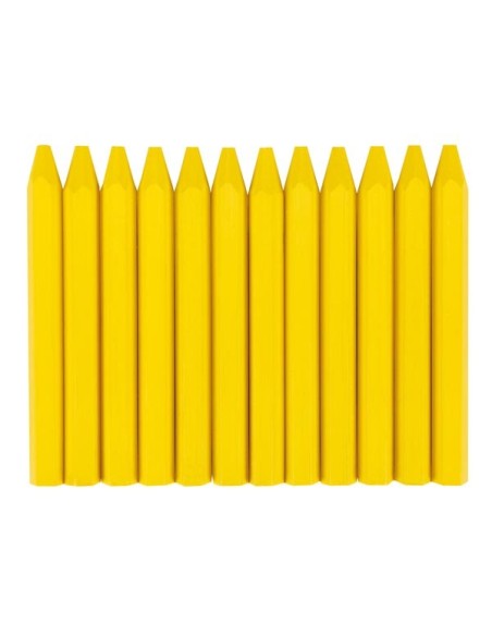 DEFI - CRAIE GRASSE - JAUNE - 12 pcs