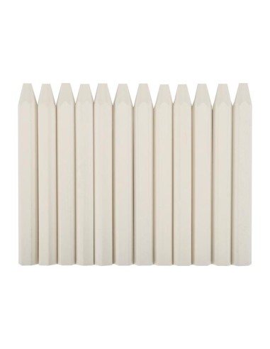 DEFI - CRAIE GRASSE - BLANCHE - 12 pcs