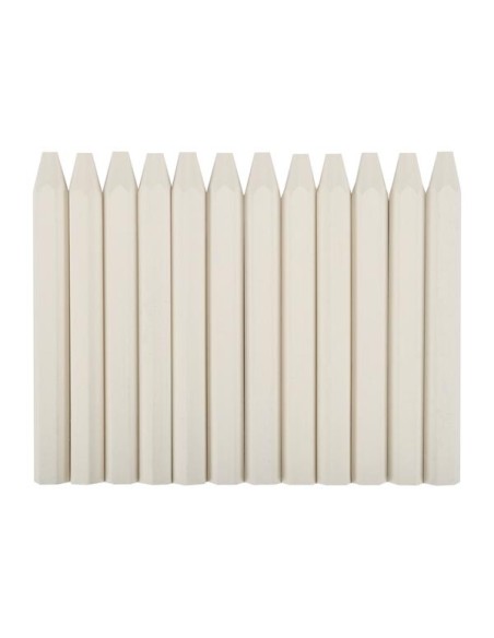 DEFI - CRAIE GRASSE - BLANCHE - 12 pcs