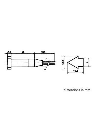 PFEIL-LED-SIGNALLEUCHTE 220V ROT