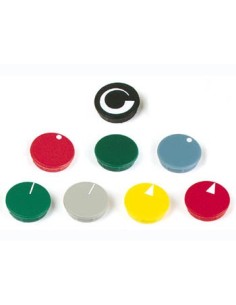 LID FOR 10mm BUTTON (GREEN - WHITE ARROW)