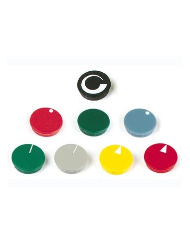 LID FOR 15mm BUTTON (GREY - WHITE LINE)