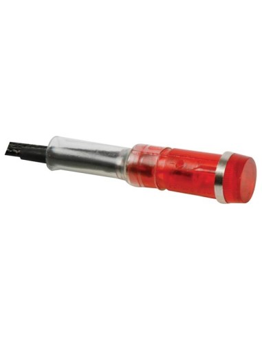 VOYANT ROND 9 mm 220 V ROUGE