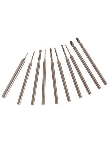 ASSORTED MINI DRILL BIT SET - 10 pcs