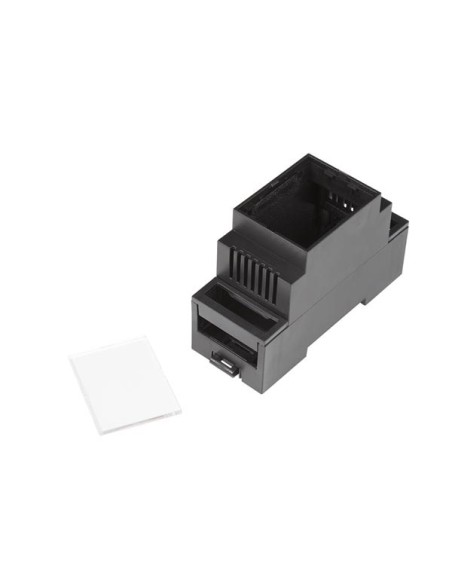 DIN-RAIL BEHUIZING MET VENTILATIESLEUVEN - 2 MODULES