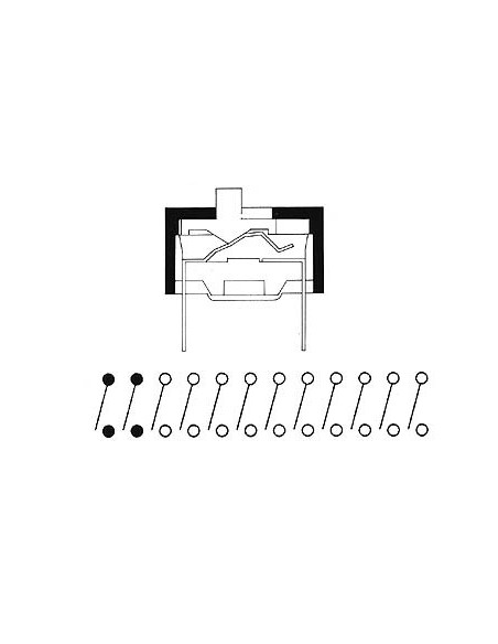 INTERRUPTEUR DIP 2 POSITIONS