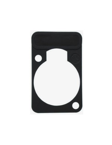 NEUTRIK - LETTERING PLATE FOR D-CONNECTORS - BLACK