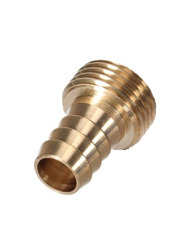 CONECTOR DE LATÓN - ROSCA MACHO 3/4" - MANGUERA 5/8"