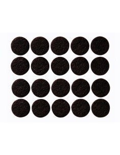 BANDE FEUTRÉE ADHÉSIVE - ROND 20 mm - 20 pcs