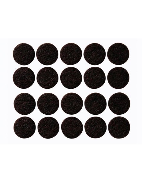 FELT TAPE - ROUND 20 mm - 20 pcs