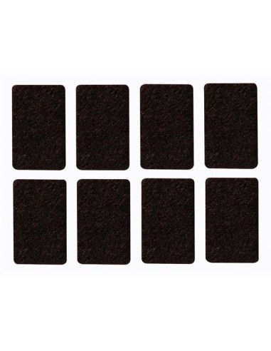 FELT TAPE - RECTANGLE 30 mm x 48 mm - 8 pcs