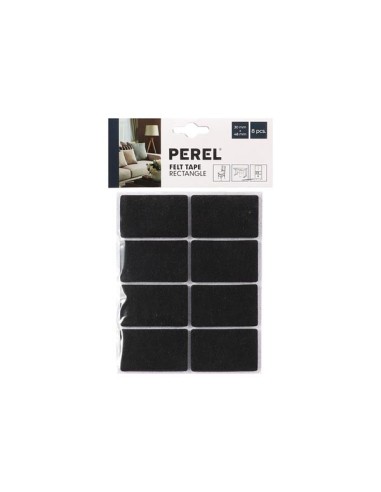 FELT TAPE - RECTANGLE 30 mm x 48 mm - 8 pcs