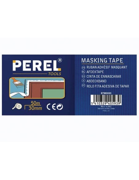 AFDEKTAPE - 30 mm x 50 m - 3 ROLLEN