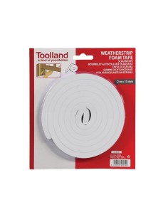 BOURRELET AUTOCOLLANT EN MOUSSE - 15 mm x 2 m - BLANC 2