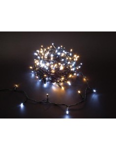 Duolight - 20 m - 300 leds - wit- en warmwit - groene...