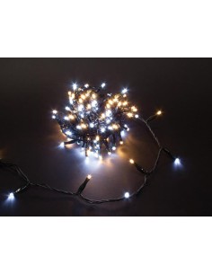 Duolight - 8 m - 120 leds - wit- en warmwit - groene...