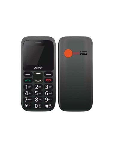 BAS-18300M EU - TÉLÉPHONE MOBILE POUR SENIORS AVEC BOUTON SOS/D'URGENCE ET GROSSES TOUCHES (DE/EN/ES/FR)