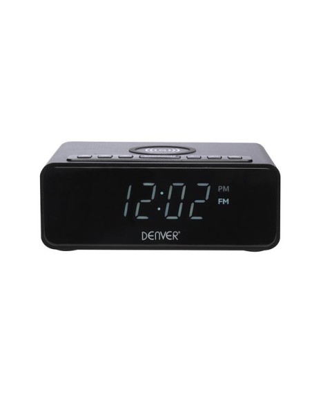 CRQ-105 - RADIO-RÉVEIL FM AVEC FONCTION DE CHARGE SANS FIL QI