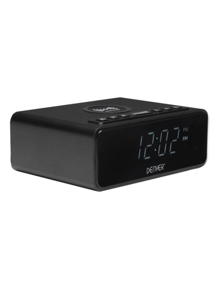 CRQ-105 - RADIO-RÉVEIL FM AVEC FONCTION DE CHARGE SANS FIL QI