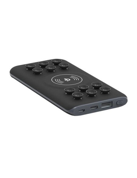 PBQ-6001 - POWER BANK AVEC AVEC FONCTION DE CHARGE SANS FIL QI - AVEC VENTOUSES - 6000 mAh