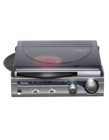 VPR-190 - TOURNE-DISQUE RÉTRO AVEC RADIO ET...