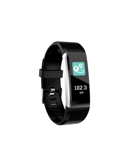 BFH-16BLACK - BLUETOOTH® FITNESSBAND MET HARTSLAGMETER & KLEURENDISPLAY