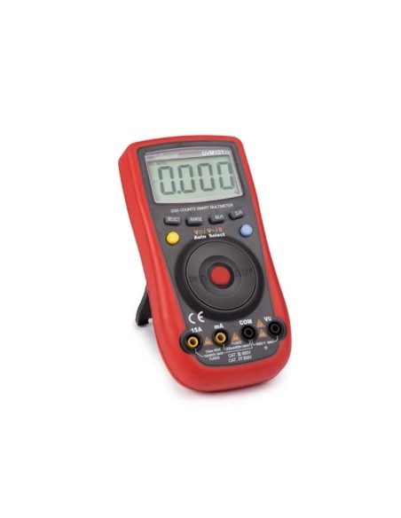 MULTIMÈTRE NUMÉRIQUE - CAT. III 600 V / CAT. IV 300 V - 2000 POINTS - SELECTION AUTOMATIQUE - PLAGE AUTOMATIQUE