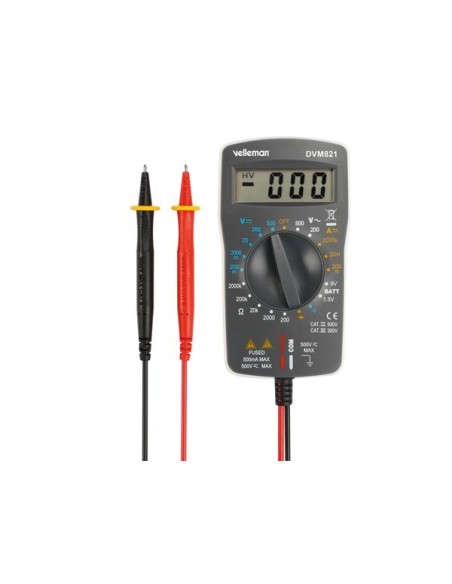 DIGITAL MULTIMETER - CAT II 500V / CAT III 300 V - 1999 COUNTS