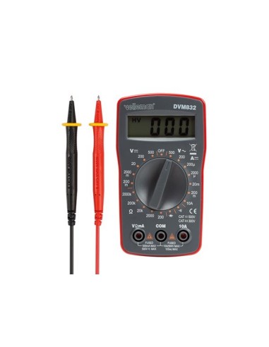 DIGITAL MULTIMETER - CAT II 500 V / CAT III 300 V - 10 A - 1999 COUNTS