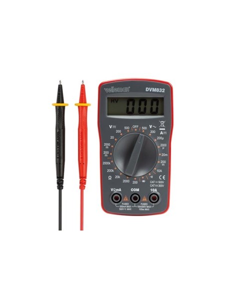 DIGITAL MULTIMETER - CAT II 500 V / CAT III 300 V - 10 A - 1999 COUNTS