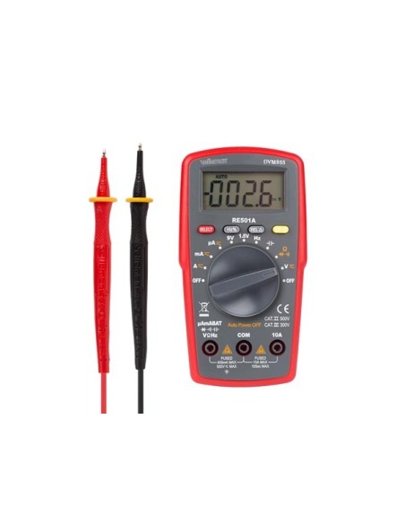 DIGITAL MULTIMETER - CAT. II 500 V / CAT. III 300 V - 10 A -  AUTO RANGE - 4000 COUNTS