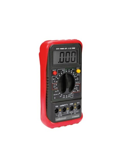MULTIMÈTRE NUMÉRIQUE - 24 PLAGES / CAT II 700 V - CAT III 600 V / FONCTION MÉMOIRE / EXTINCTION AUTOMATIQUE / TEMPÉRATURE / 15 A