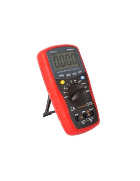 MULTIMÈTRE NUMÉRIQUE À SÉLECTION DE PLAGE AUTOMATIQUE- CAT. III 600 V / CAT. IV 300 V - 15 A - 4000 POINTS