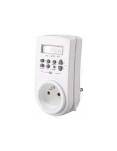 ZEITSCHALTUHR - DIGITAL - WOCHENPROGRAMM - STECKER-TYP E...