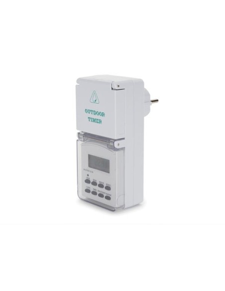 DIGITAL TIMER - WEEKLY PROGRAMMABLE - FOR OUTDOOR USE - SCHUKO