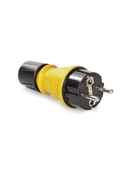OUTDOOR MALE PLUG - PIN EARTH/SCHUKO - IP54