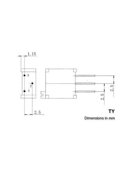 CERMET TRIMMER MULTI-TURN 500E